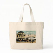 At the White Star Line Dock, Port Huron, MI Tote Bags