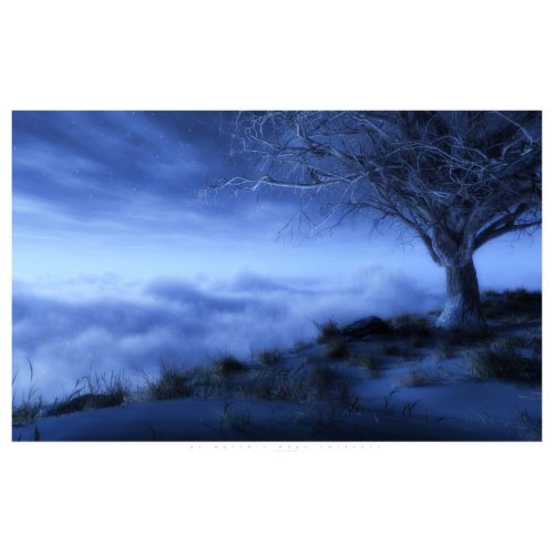 At World's Edge (Winter) print