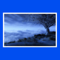 At World's Edge (Winter) Posters