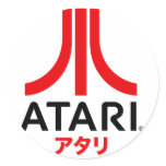 Atari.com Round Stickers