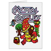 Atari Crystal Castles Bentley Bear Greeting Cards