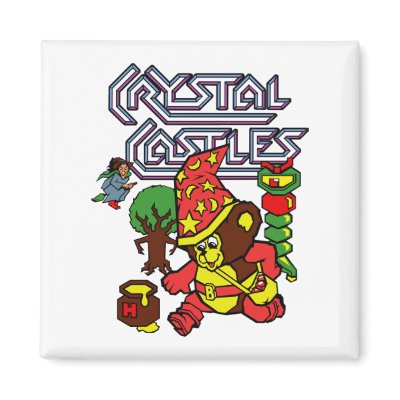 Atari Crystal Castles Bentley Bear Fridge Magnets by Atari