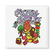 Atari Crystal Castles Bentley Bear Fridge Magnets