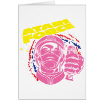 Atari Force Color Greeting Card