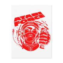 Atari Force Red Postcard