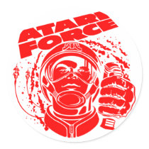 Atari Force Red Stickers