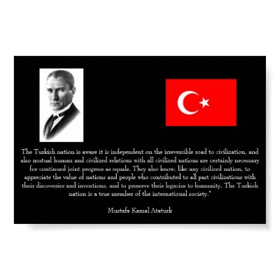 Ataturk - On Turkey and Int'l Society Poster by caehli27