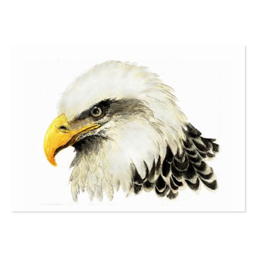 ATC Bald Eagle Business Card Template (front side)