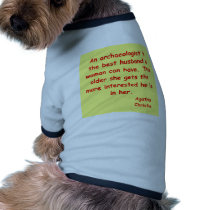 atchaeologist husband dog tee shirt
