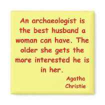 atchaeologist husband refrigerator magnet