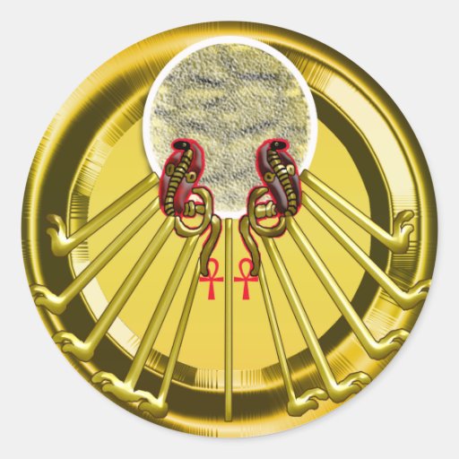 aten round sticker