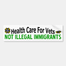 Atención sanitaria para los veterinarios: ¡Inmigra Etiqueta De Parachoque