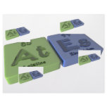 Ates as At Astatine and Es Einsteinium letterhead