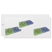 Ates as At Astatine and Es Einsteinium Customized Rack Card