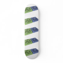 Ates as At Astatine and Es Einsteinium Skate Deck