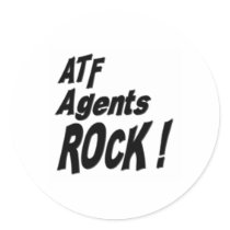 ATF Agents Rock! Sticker