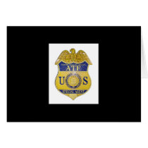 ATF ALCOHOL TOBACCO AND FIREARMS GREETING CARD
