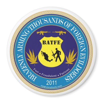 ATF / BATFE Spoof logo Refrigerator Magnet by mygunculture