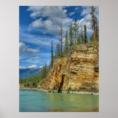 Athabasca Falls I Posters by vilhei