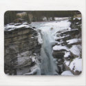 Athabasca Falls Winter mousepads by inquester Athabasca Falls Winter mousepads