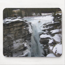 Athabasca Falls Winter mousepads