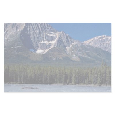 Athabasca River, Icefield Parkway, Alberta, Canada Customized Stationery by beautifulclicks