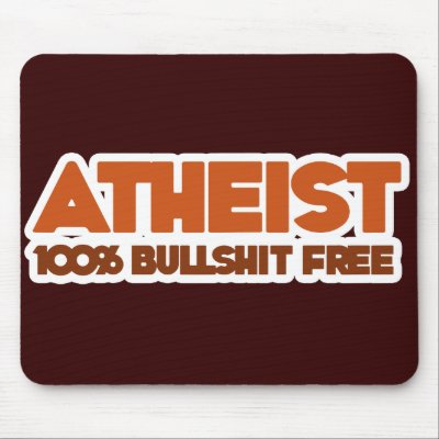 Atheism 100% Bullshit Free Use Pad by Freethinkers