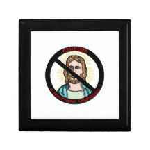 Atheism A Non Prophet Organization Jewelry Box