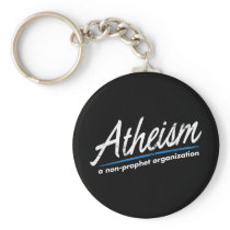 Atheism: A non-prophet organization keychains