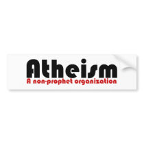 Atheism bumper stickers by Freethinkers Atheism bumper stickers