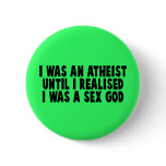 Atheism humor pins