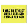 Atheism humor greeting cards