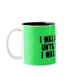 Atheism humor coffee mug