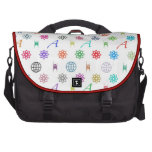Atheism Monogram (white) Laptop Commuter Bag commuterbag