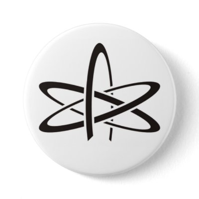 Atheism Symbol Pinback Buttons by Alex2610