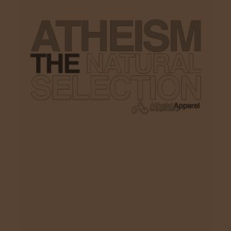 Atheism - The Natural Selection shirt