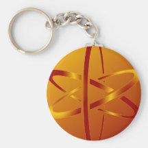 atheist atom key chain