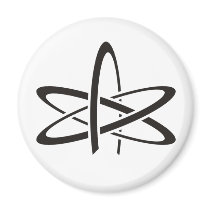 Atheist Atom Refrigerator Magnets