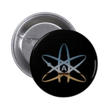 Atheist Atom Pin