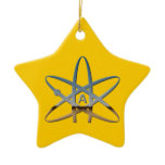 Atheist Atom Star Ornament