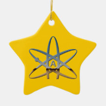 Atheist Atom Star Ornament