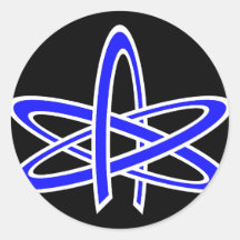 Atheist Atom Sticker
