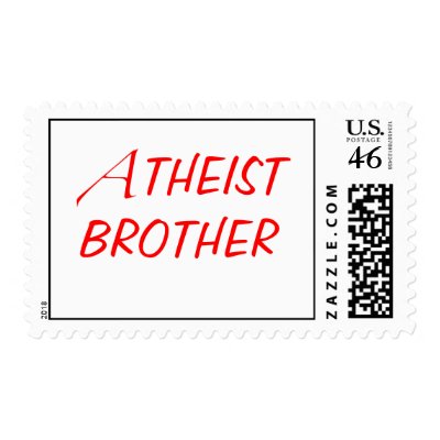 Atheist Brother Stamps by VillageHeathen