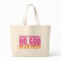 Atheist Bus Campaign (Vertical) Canvas Bag
