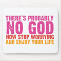 Atheist Bus Campaign (Vertical) mousepads by jamesatracy Atheist Bus Campaign (Vertical) mousepads