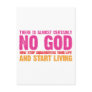 Atheist campaign: There is alst certainly no god Postcard