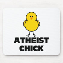 Atheist Chick Mouse Pad