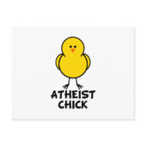 Atheist Chick postcards by chicktshirts8 Atheist Chick postcards