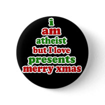 Atheist Christmas Buttons