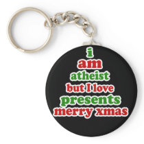 Atheist Christmas Keychain